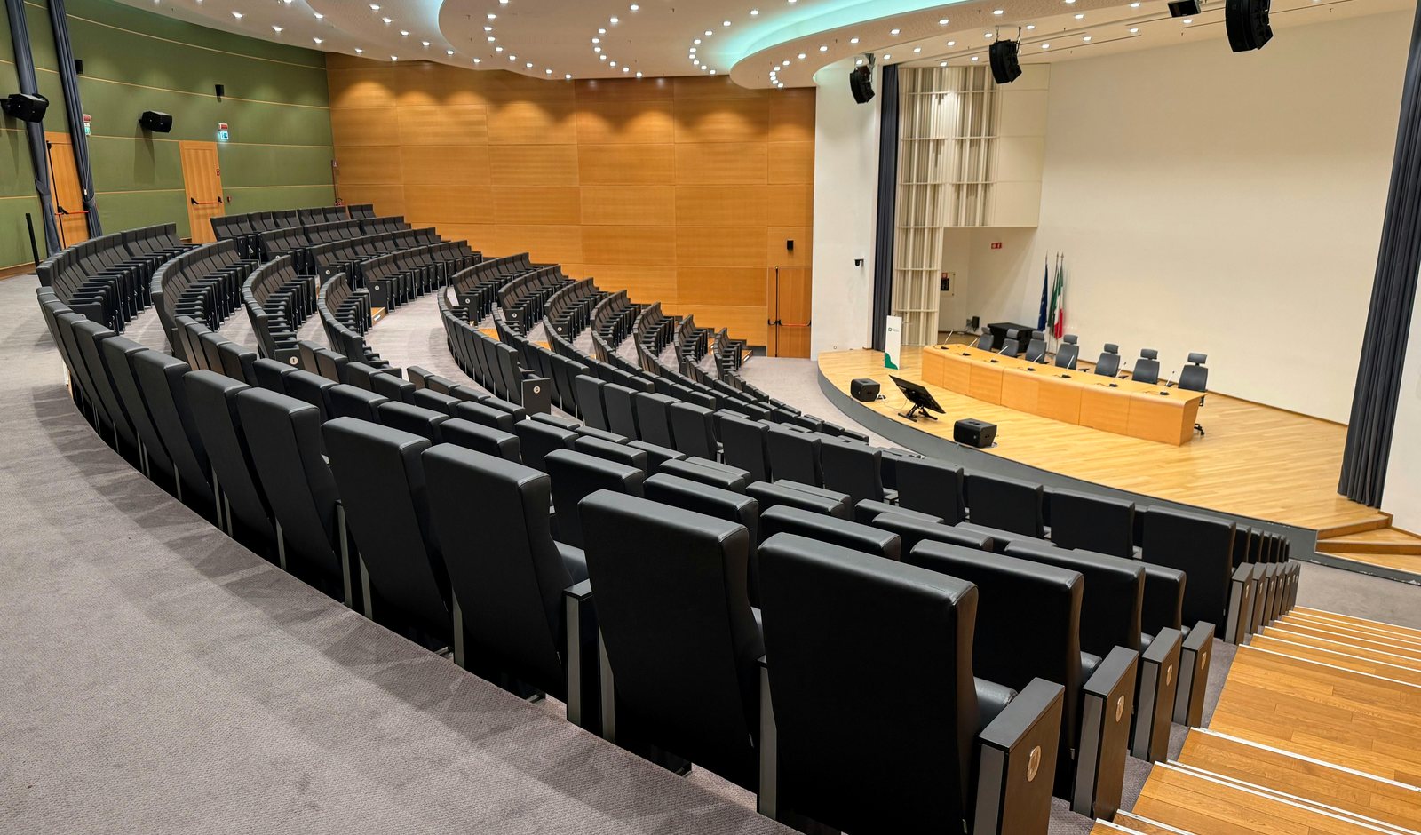 Modern auditorium seating