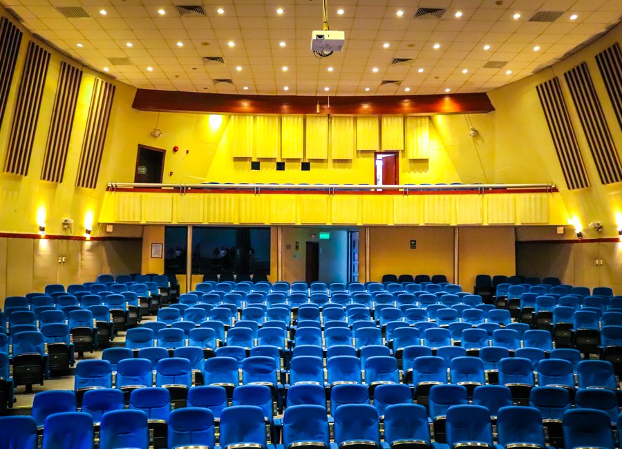 Yellow auditorium